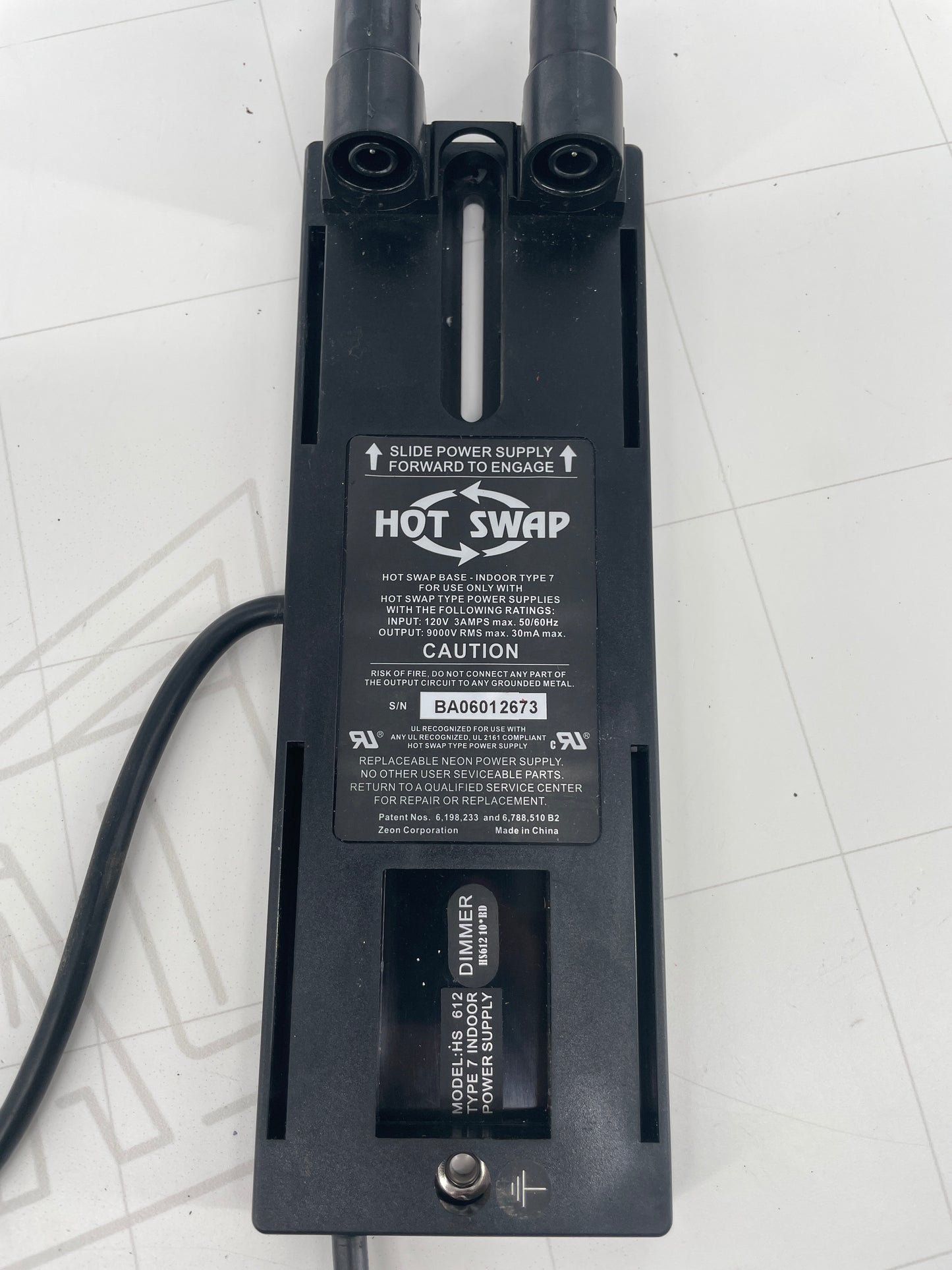 Hot Swap Dual Base Electronic Neon Sign Replacement Transformer – 9Kv