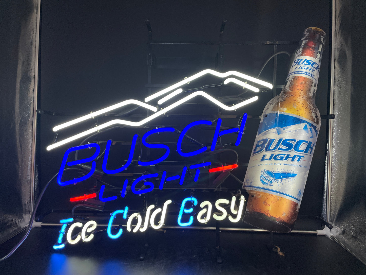 Top Mountain for Busch Light Ice Cold Easy Neon Sign Replacement Tube