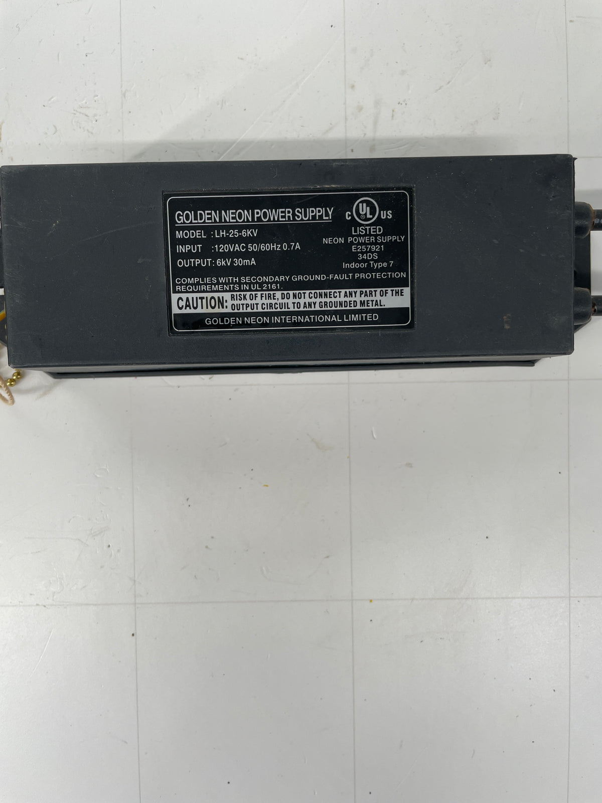 Golden Neon Electronic Neon Sign Replacement Transformer – 6Kv ...