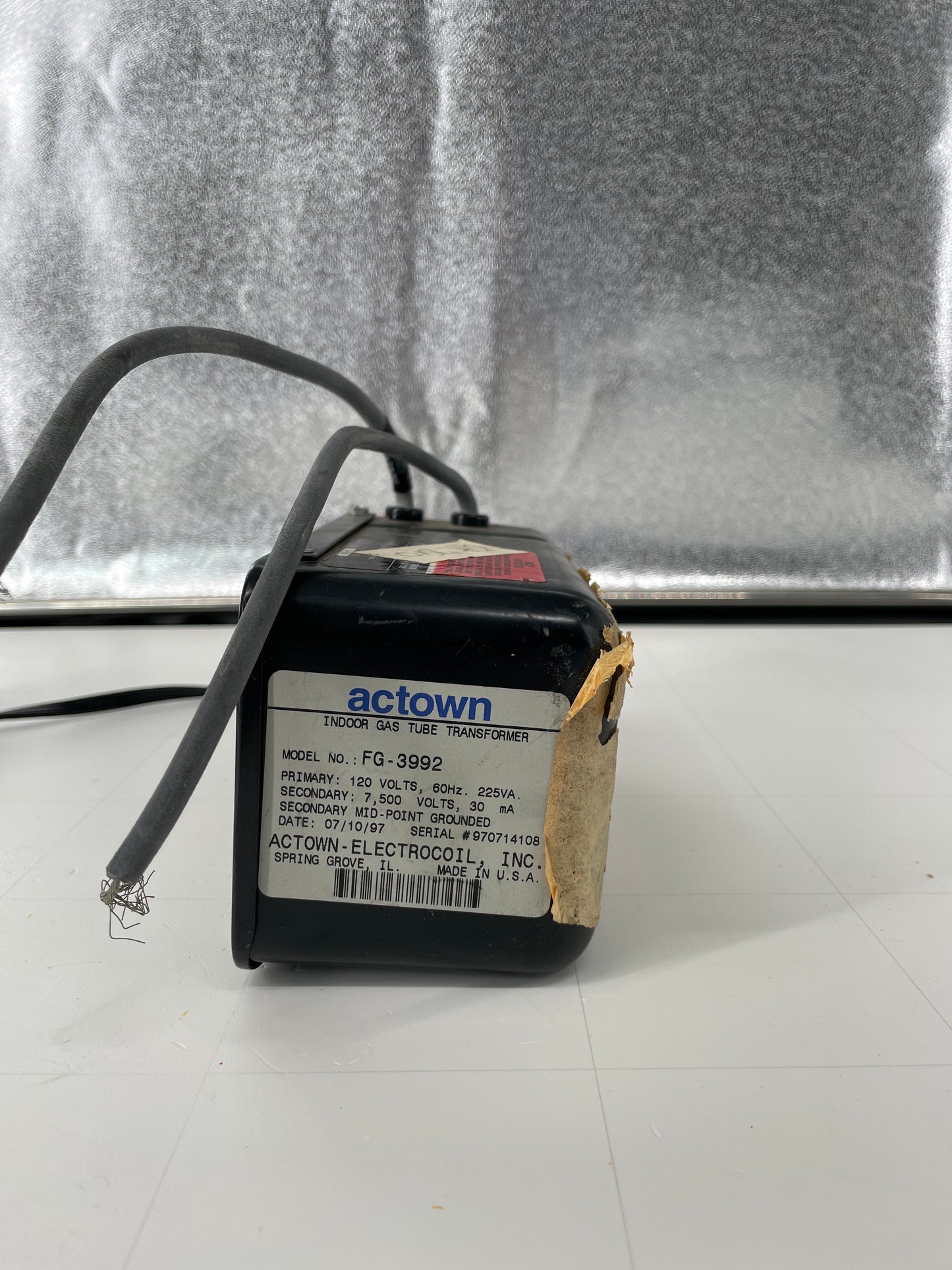 Actown Vintage Core & Coil Neon Sign Replacement Transformer – 7.5Kv