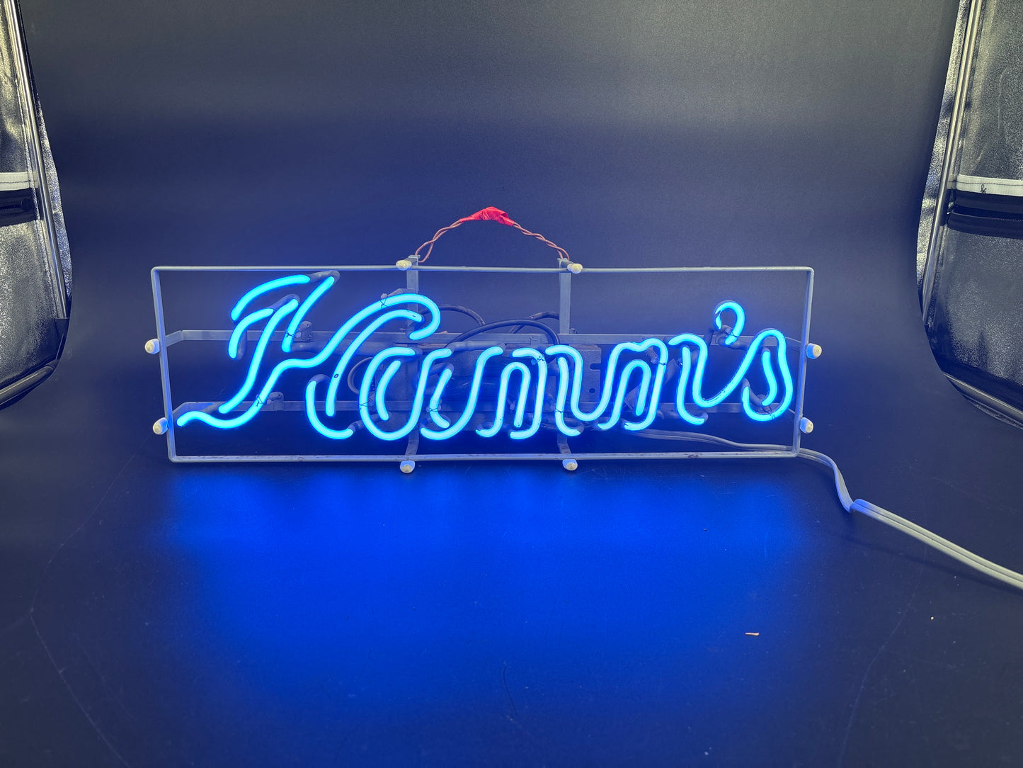 Ha Double Stroke Script Word Unit for Vintage Hamm’s Replacement Tube - Neon Sign Part