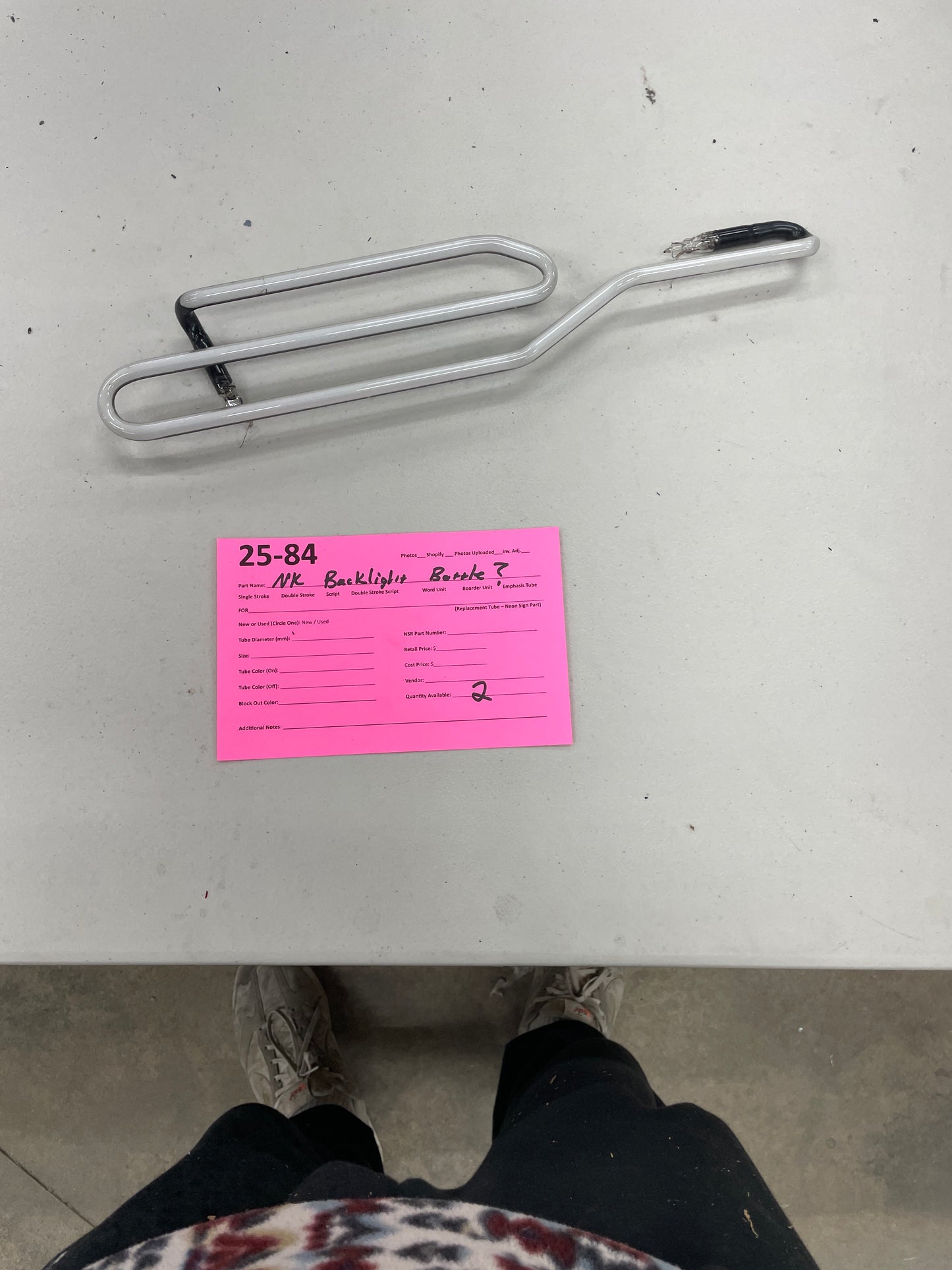 Backlight Bottle? - Mystery/Unknown Unit – Neon USA – Replacement Tube – Neon Sign Part
