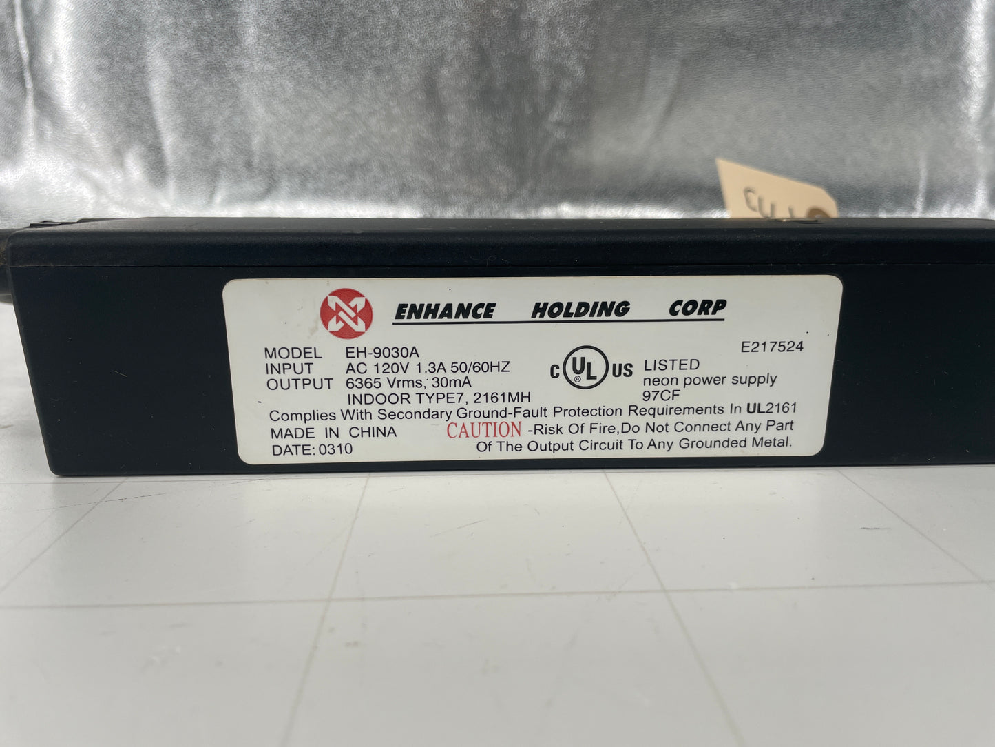 Enhance Electronic Neon Sign Replacement Transformer – 9Kv No Switch