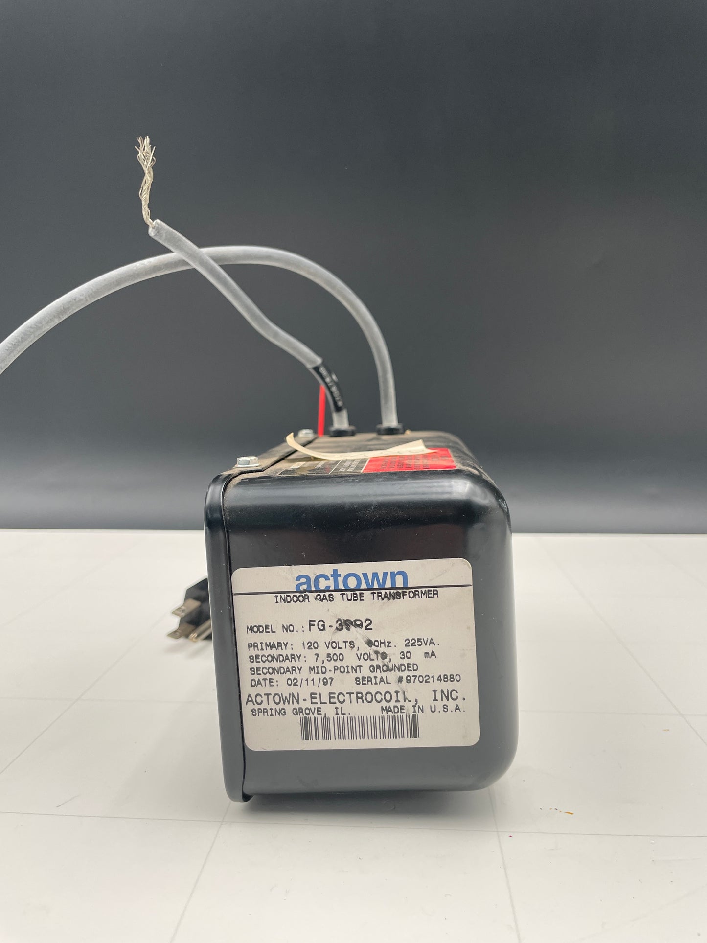 Actown Vintage Core & Coil Neon Sign Replacement Transformer – 7.5Kv