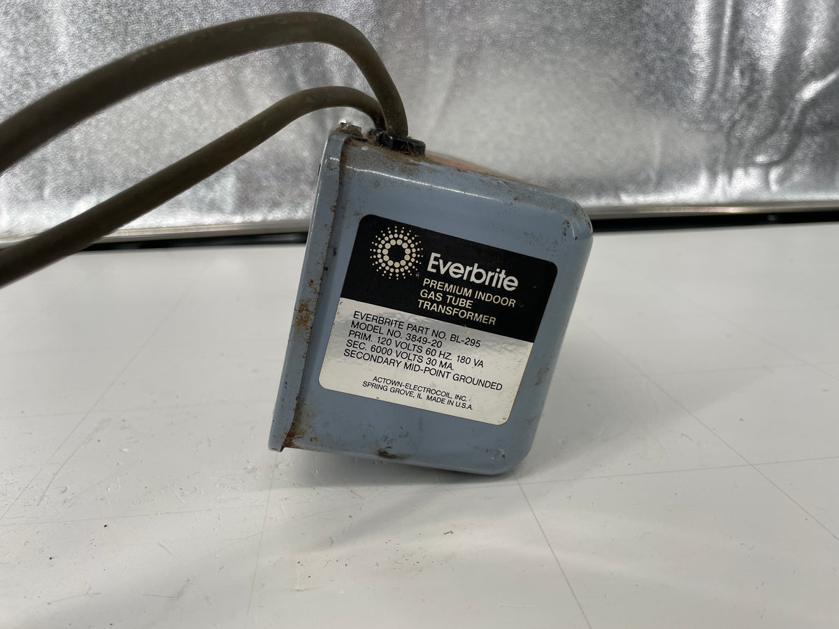 Everbrite Vintage Core & Coil Neon Sign Replacement Transformer – 6Kv ...