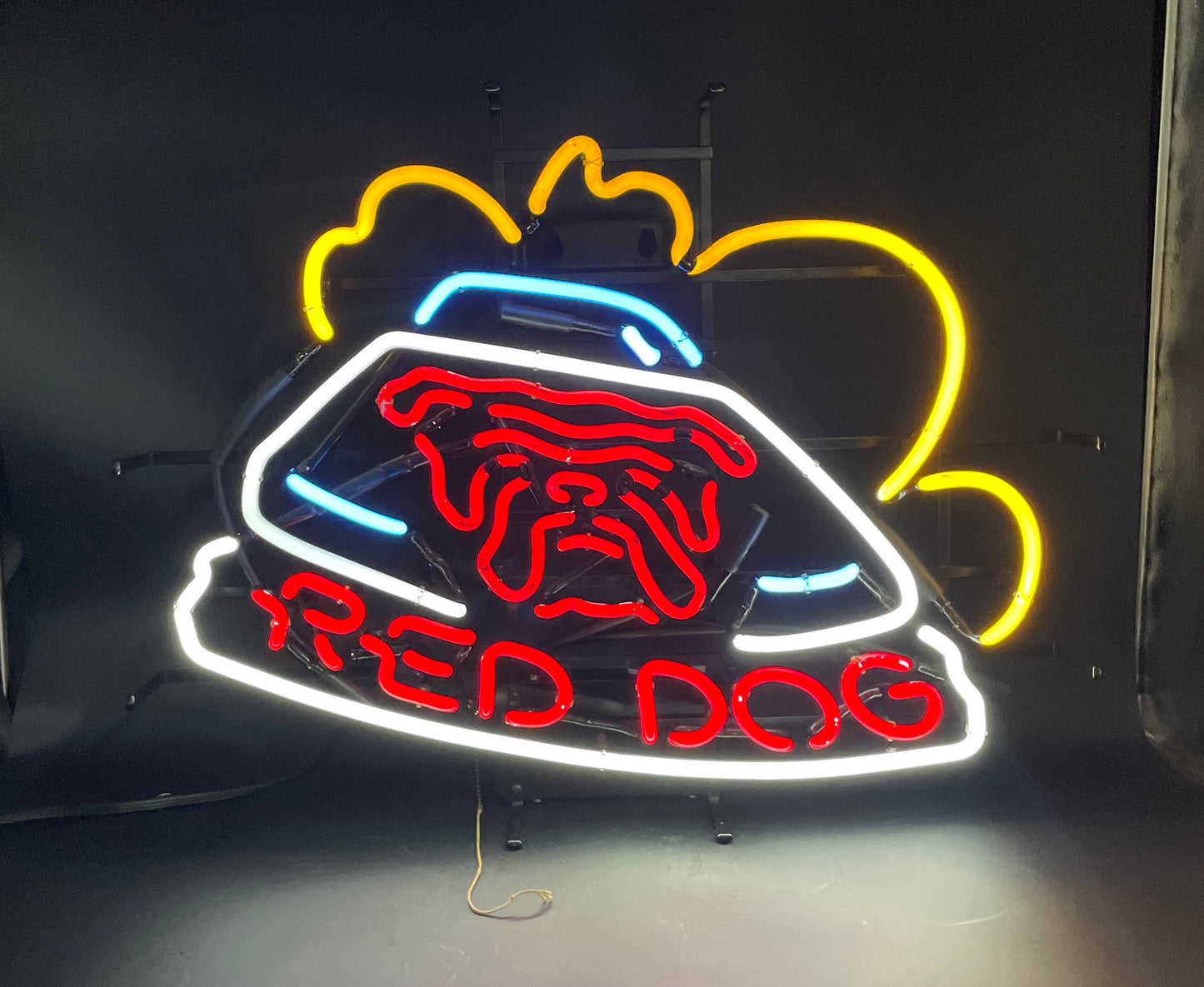 RED DOG Single Stroke Word unit for NASCAR Replacement Tube - Neon Sign Part