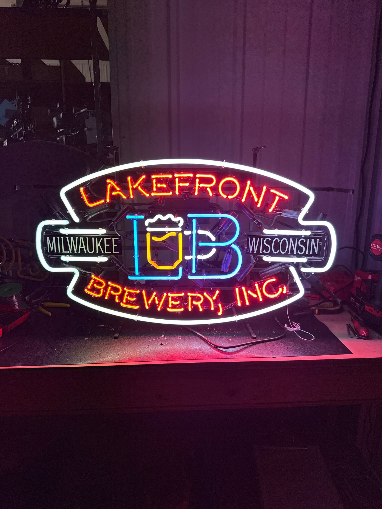 RY, INC for Lakefront Brewery Inc Neon Sign Replacement Tube