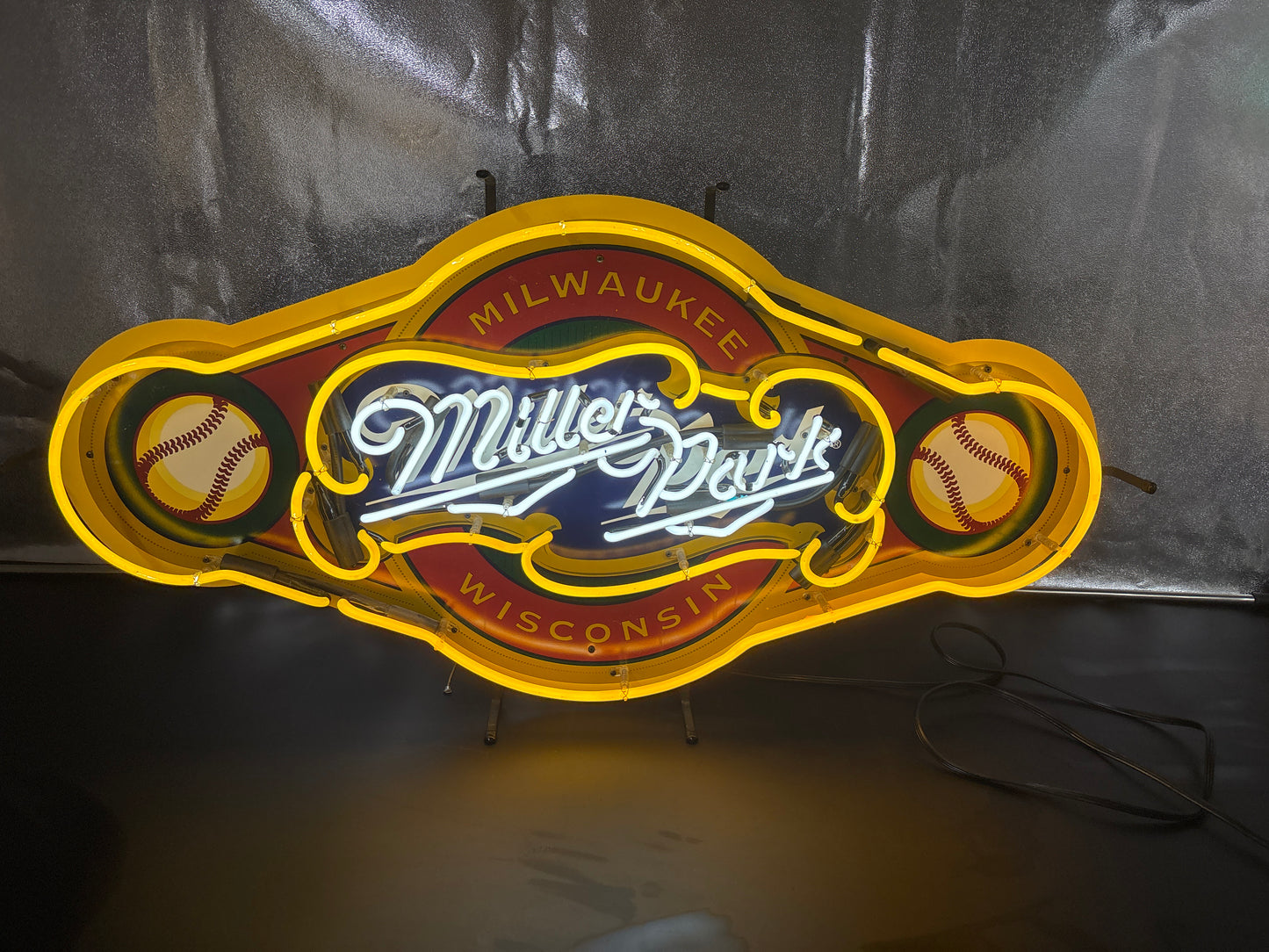 Miller Script Word unit for Miller Park Replacement Tube - Neon Sign Part