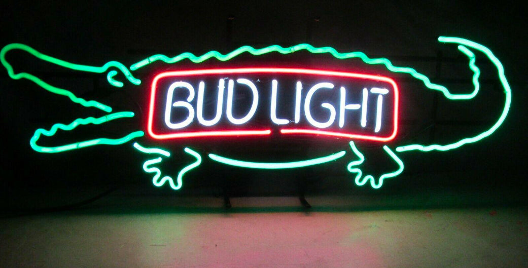 Alligator Lower Body and Feet Unit for Bud Light Replacement Tube - Neon Sign Part
