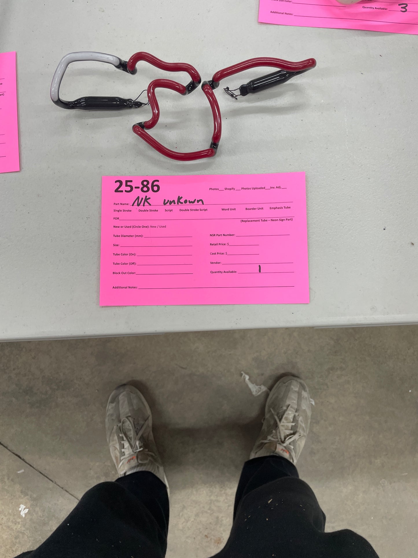 Mystery/Unknown Unit – Neon USA – Replacement Tube – Neon Sign Part
