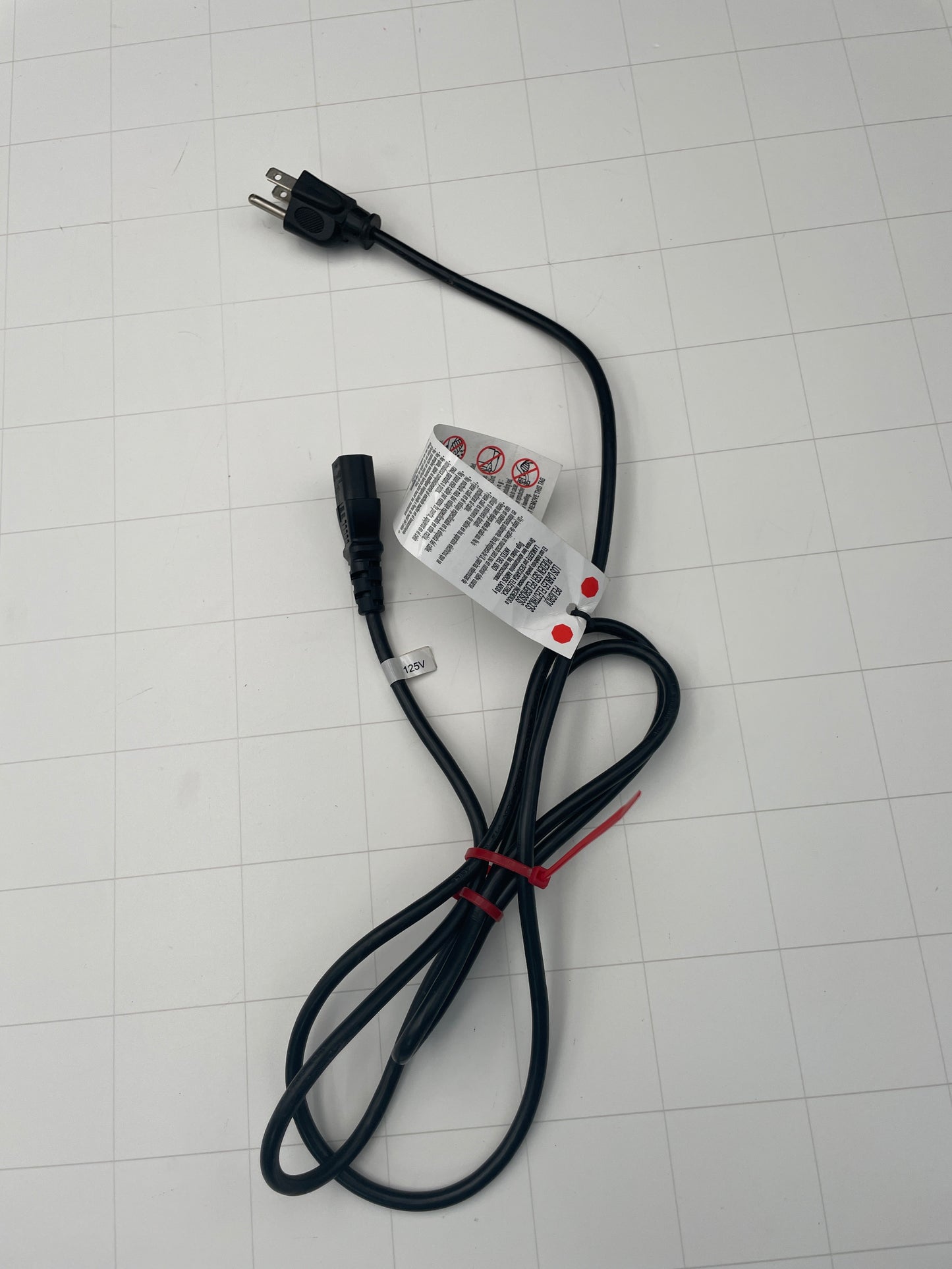 10 Ft Neon Sign Replacement Power Cord – Single IEC Plug-In