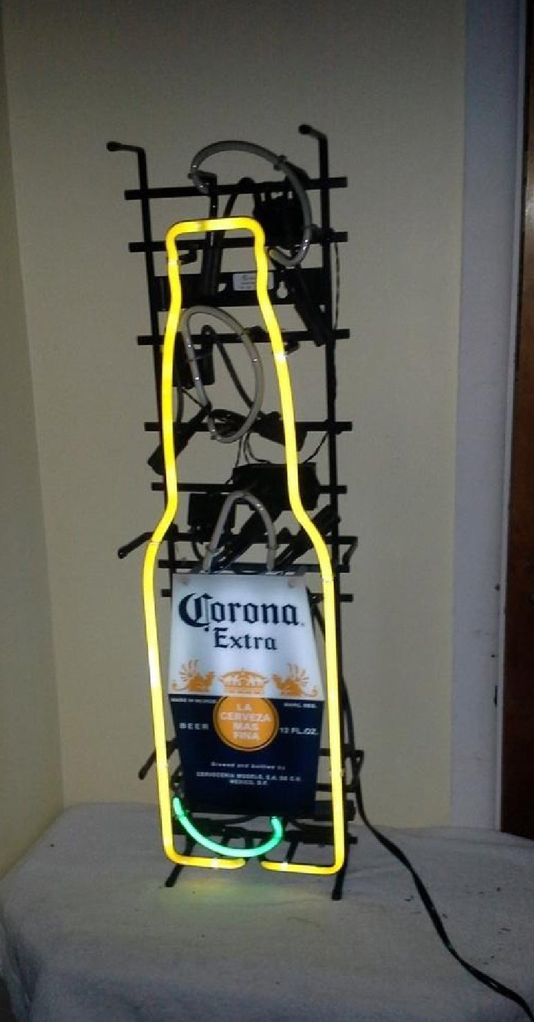 (Owen rotate) Bottom Lime for Corona Motion Falling Lime Bottle Replacement Tube - Neon Sign Part