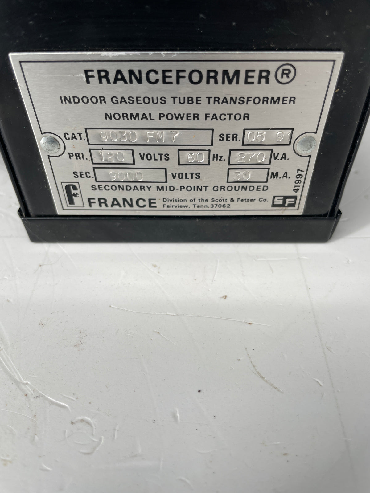 Franceformer Vintage Core & Coil Neon Sign Replacement Transformer – 9Kv