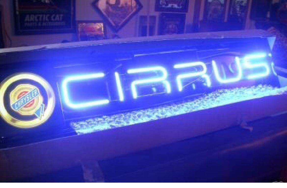 RUS Single Stoke Word unit for Chrysler Cirrus Replacement Tube - Neon Sign Part