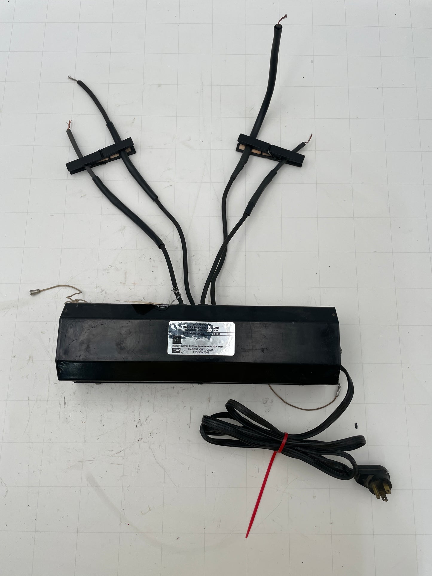 Franceformer Dual Output Vintage Core & Coil Neon Sign Replacement Transformer – 4Kv & 1.5Kv