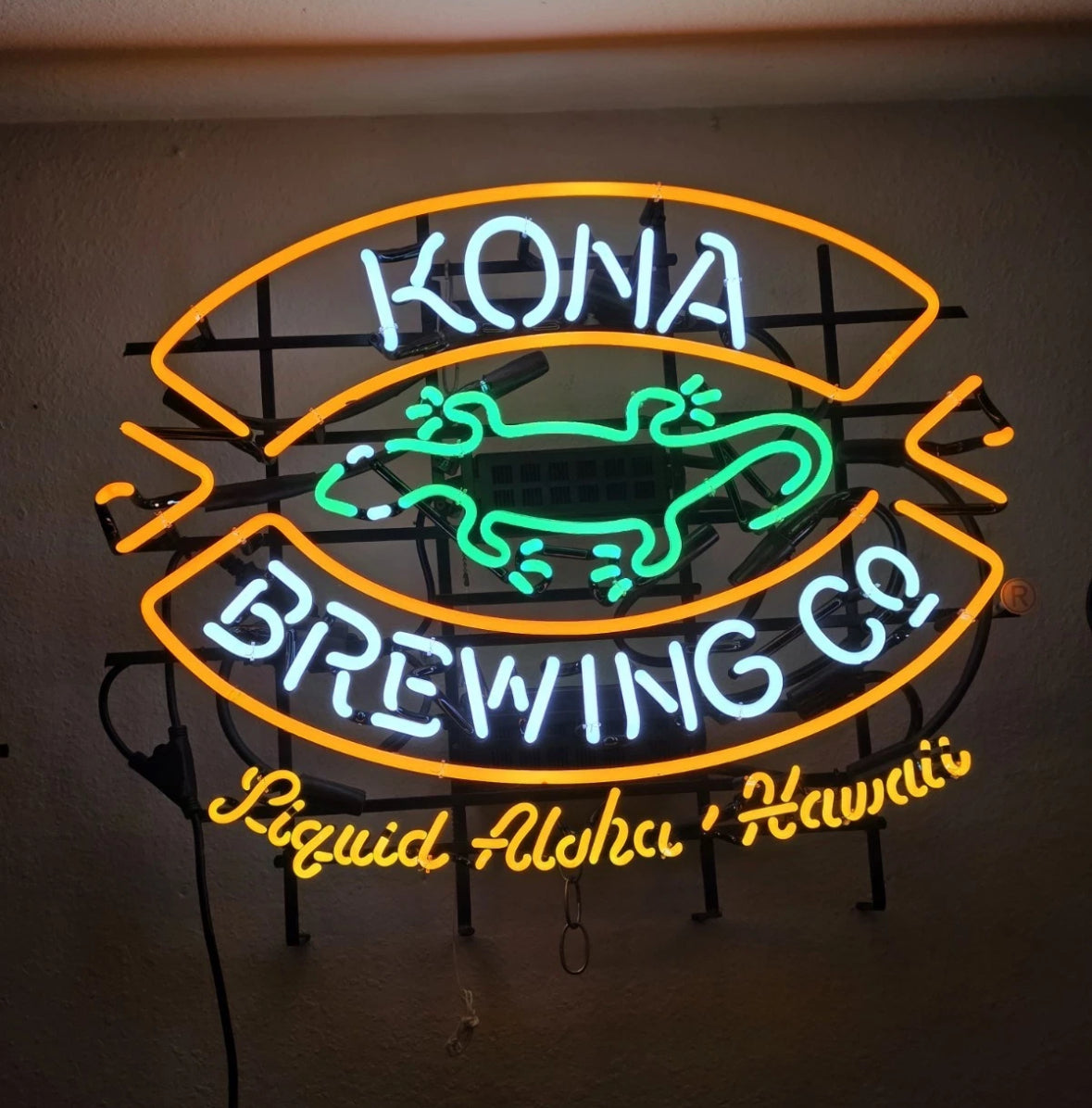 Ribbon Border unit Top / Bottom for Kona Brewing C.O. Replacement Tube - Neon Sign Part