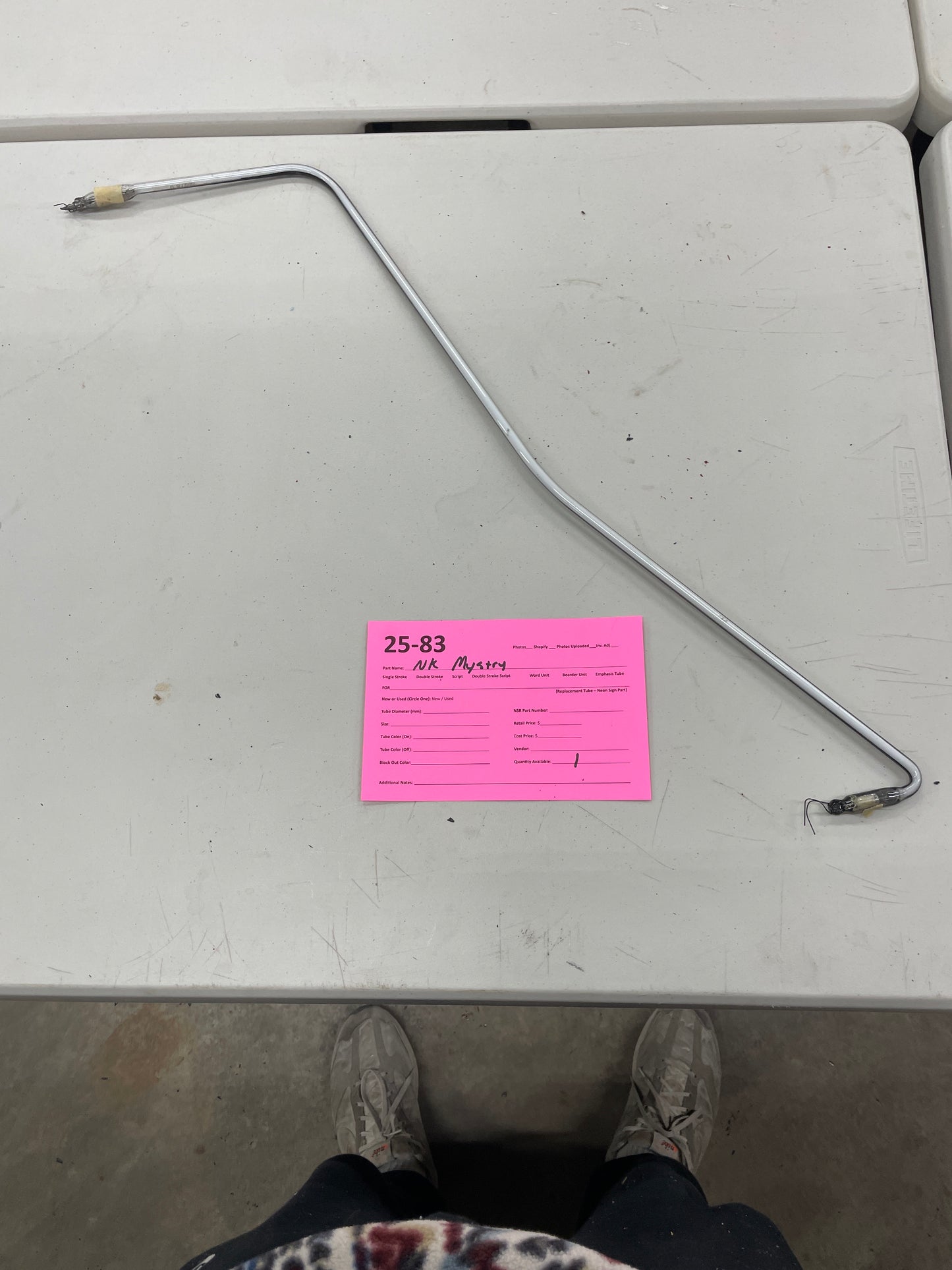 Mystery/Unknown Unit – Neon USA – Replacement Tube – Neon Sign Part