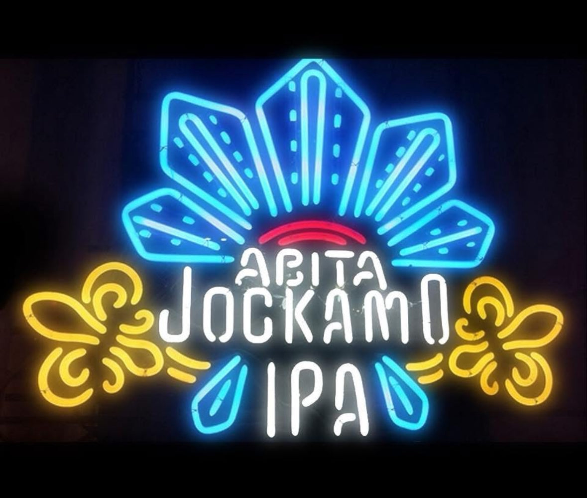 Upper inside Border unit for Abita Jockamo IPA Replacement Tube - Neon Sign Part