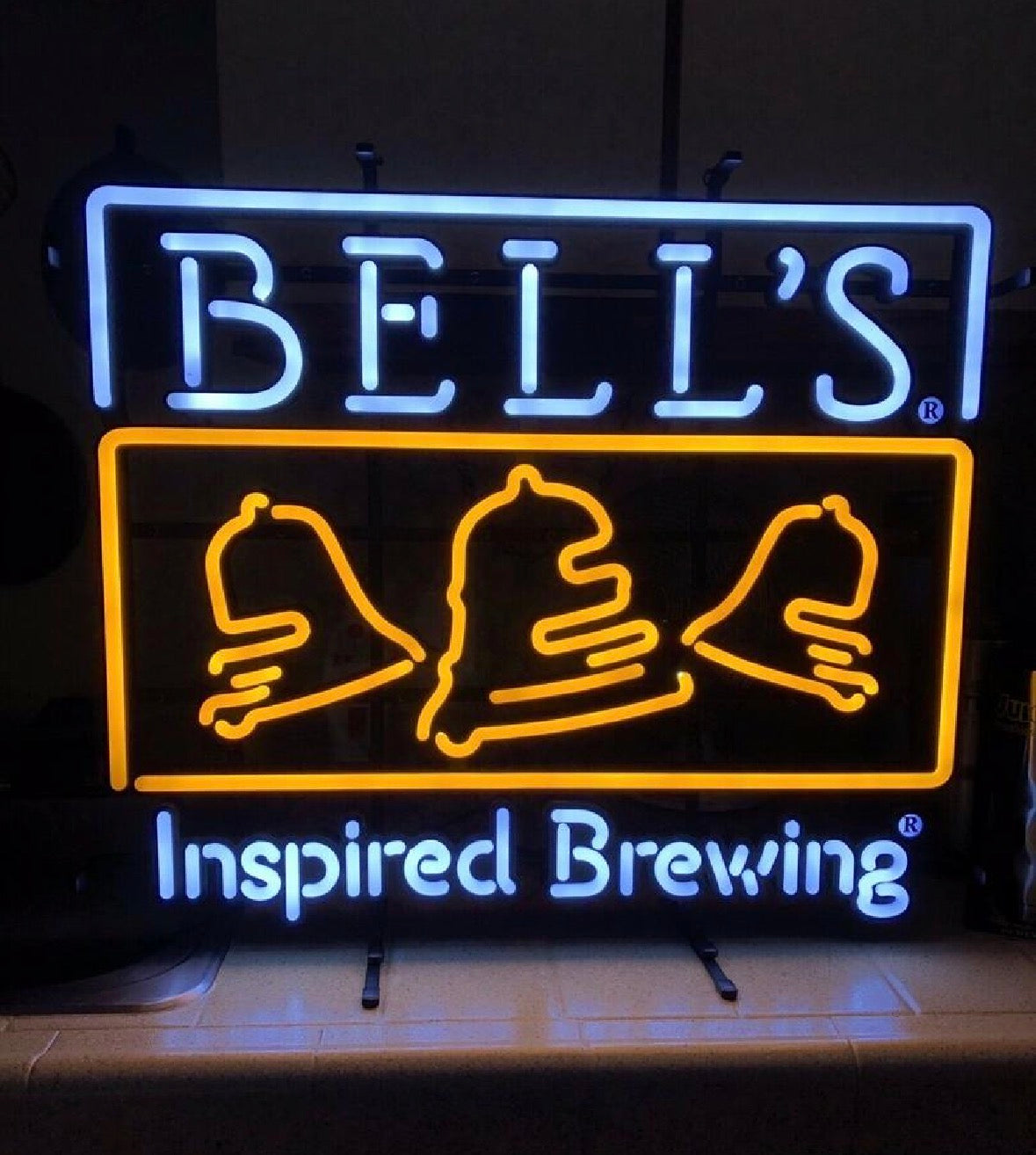 BE Single Stroke Word unit for Bell's Inspired Brewing Replacement Tube - Neon Sign Part