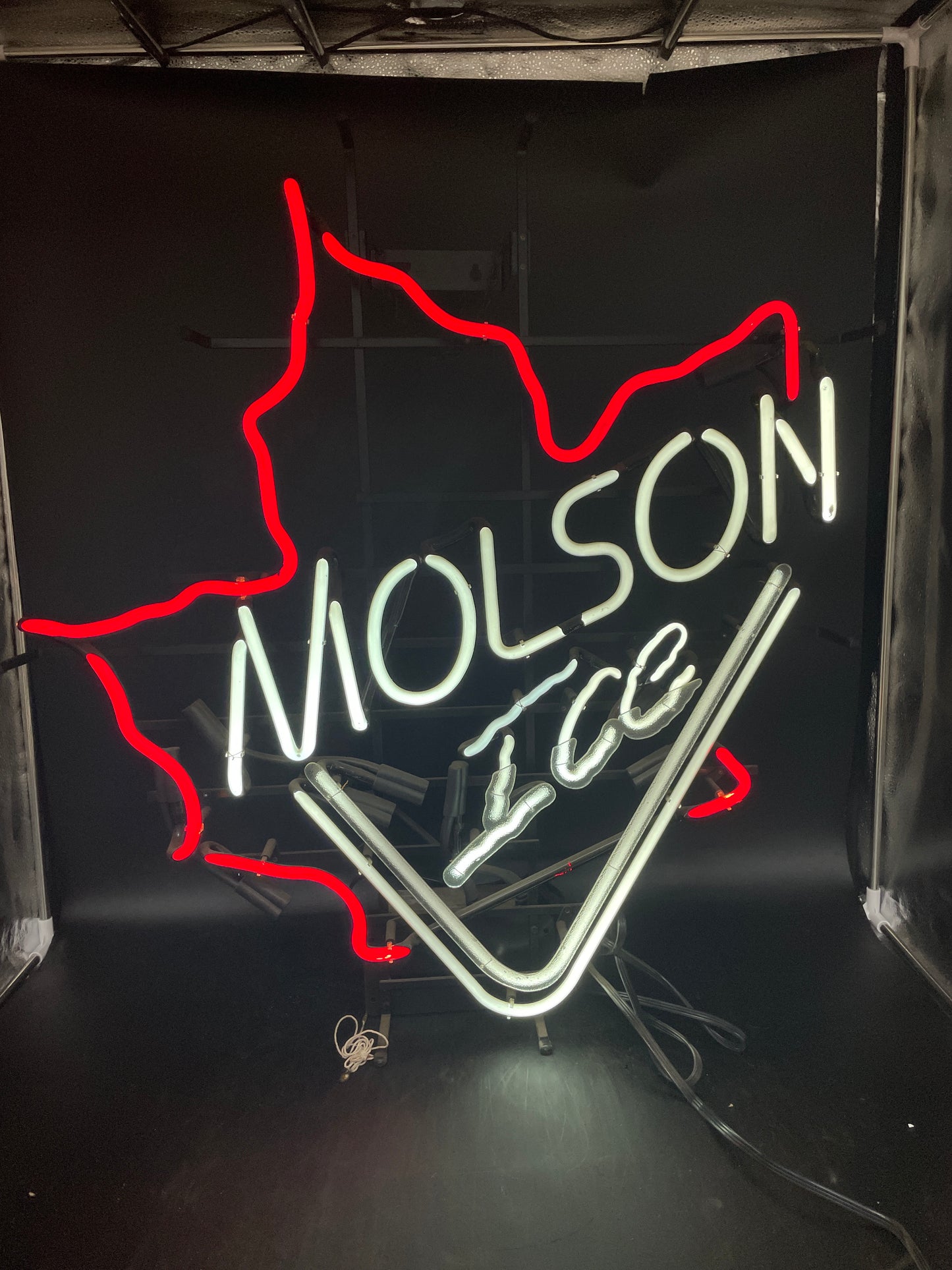 Ice Single Stroke Word unit for Molson Neon Sign Replacement Tube