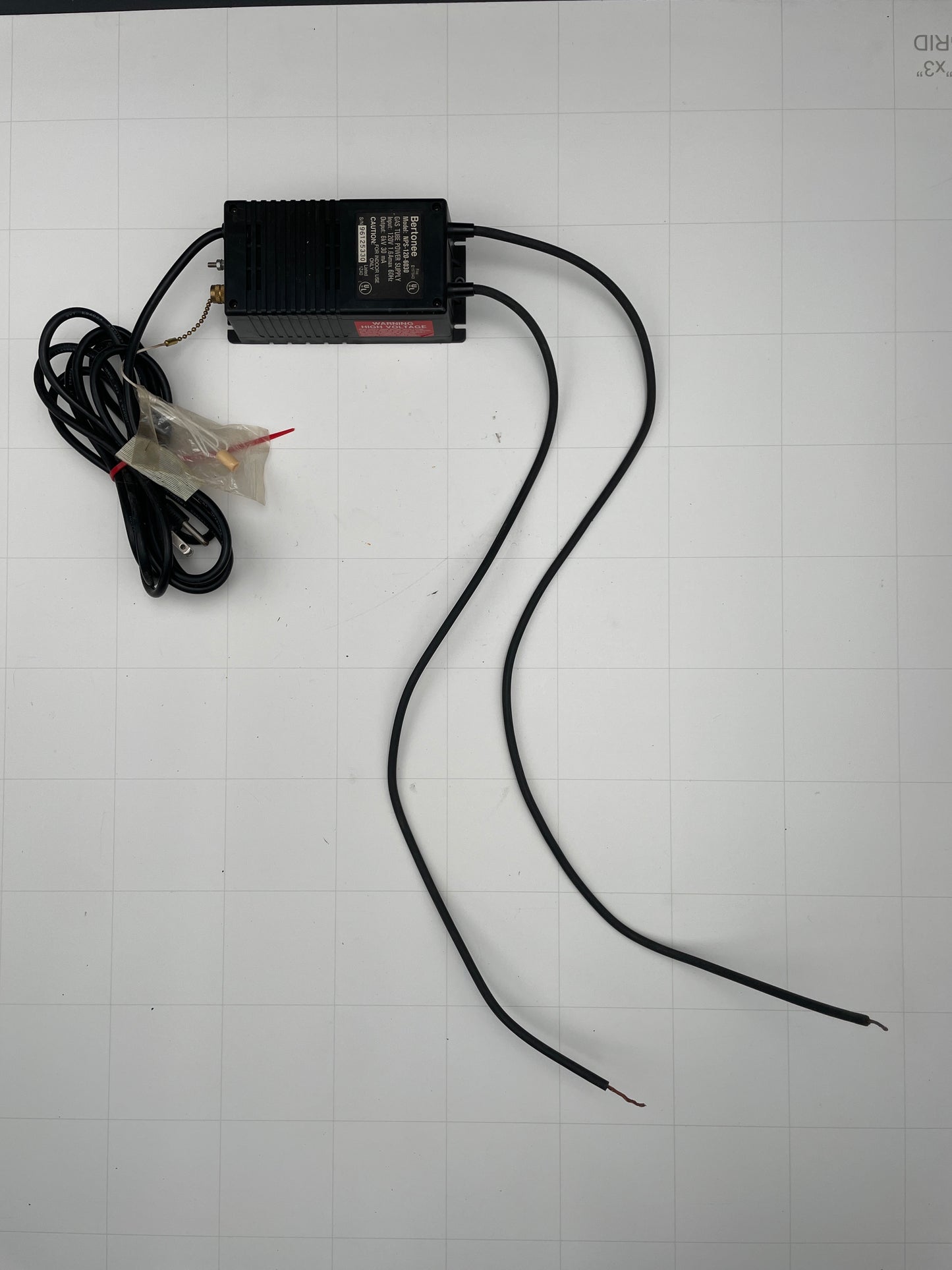 Bertonee Electronic Neon Sign Power Supply – Model NPS-120-6030 6Kv