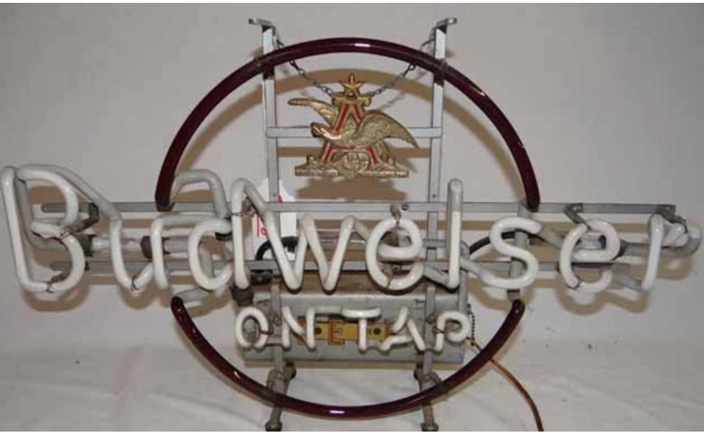 Bud Ruby Red Circle Small unit (50's) - Replacement Tube - Neon Sign Part