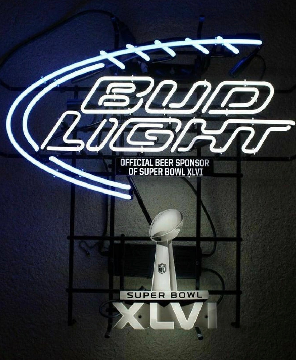 Laces and Backlight / Grid units for Bud Light Super Bowl XLVI Replacement Tube - Neon Sign Part
