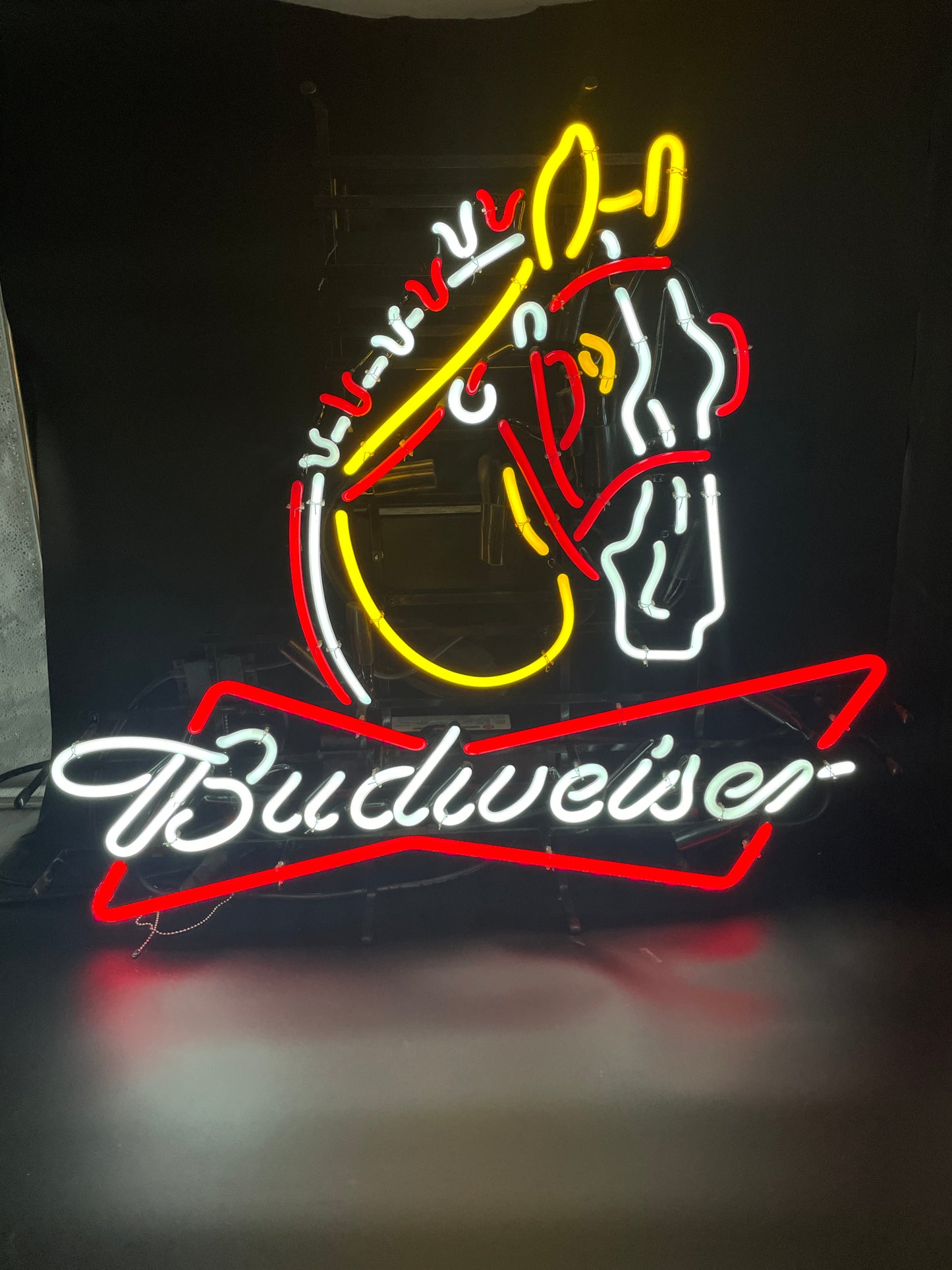 Clydesdale Mane for Budweiser Clydesdale Horse Replacement Tube - Neon Sign Part Used