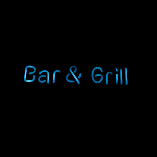 Bar & Grill Single Stroke Word Unit Replacement Tube - Neon Sign Part Used