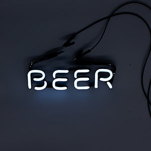 Neon Sign Part Entitled Beer