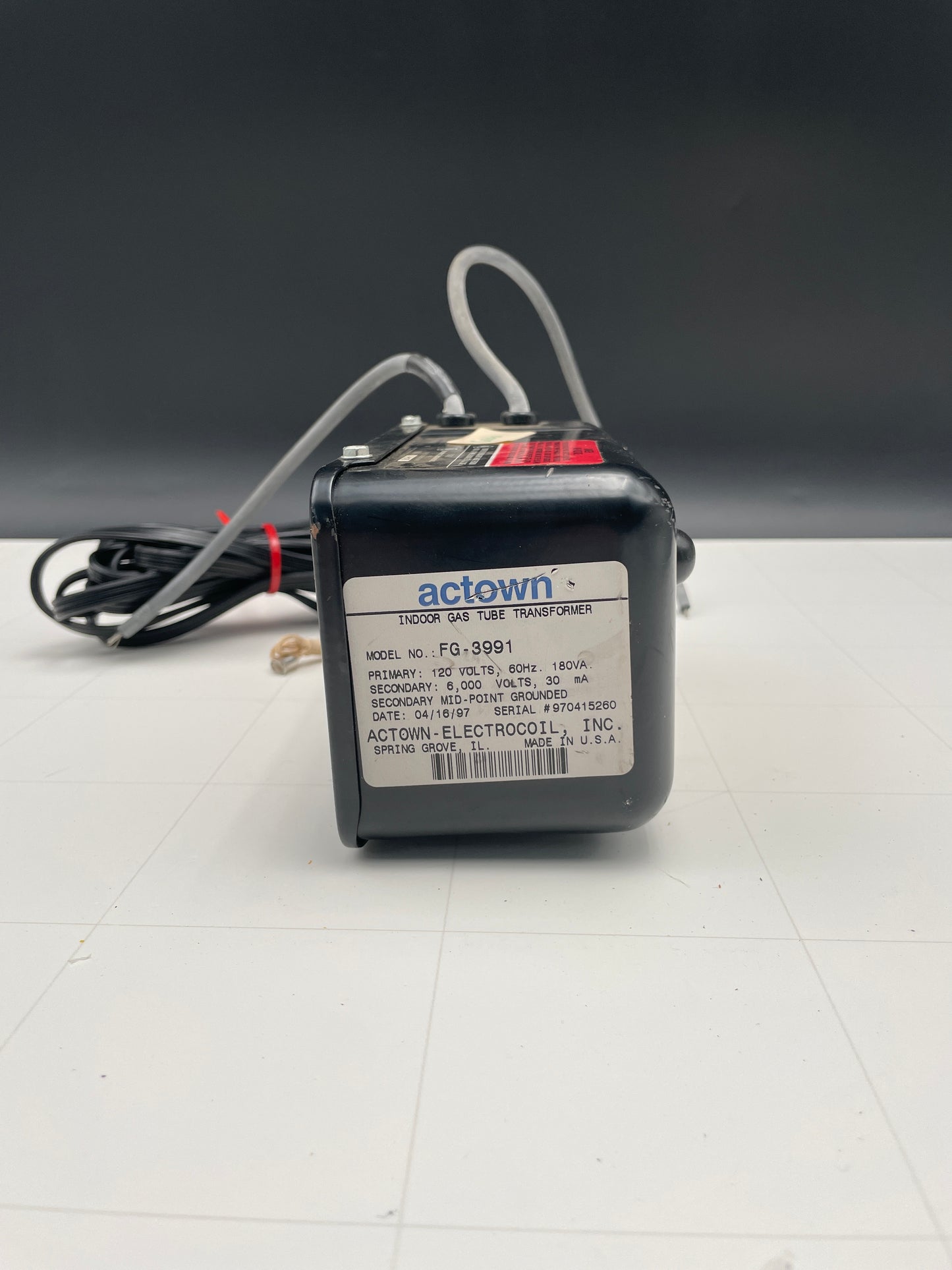 Actown Vintage Core & Coil Neon Sign Replacement Transformer – 6Kv