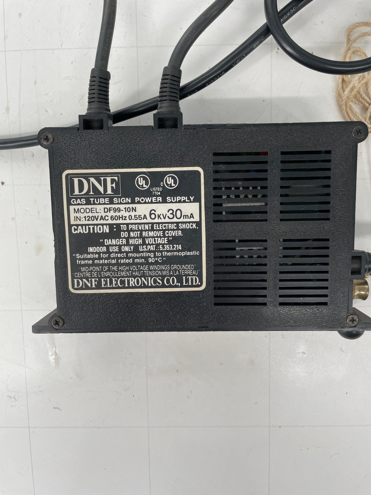DNF Electronic Neon Sign Replacement Transformer – 6Kv – NeonSignRevival