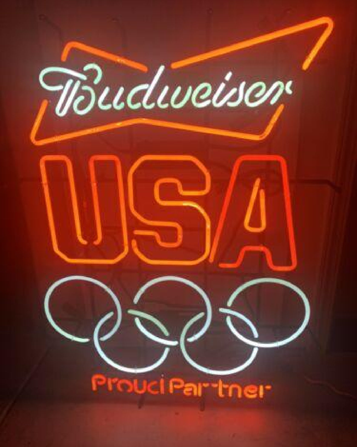 Budweiser script word unit for Budweiser USA Proud Partner Replacement Tube - Neon Sign Part