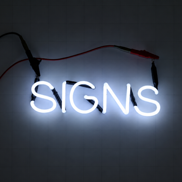 SIGNS Single Stroke Word unit Replacement Tube - Neon Sign Part
