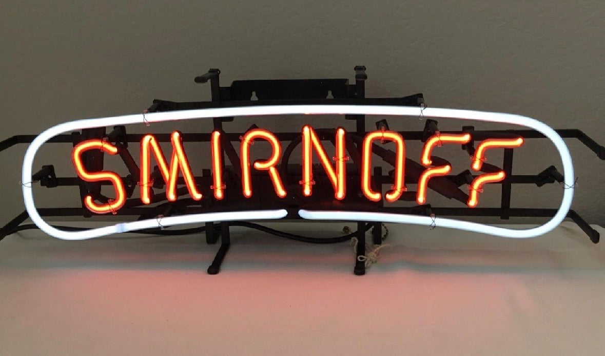 SMIRNOFF Single Stroke Word unit Replacement Tube - Neon Sign Part