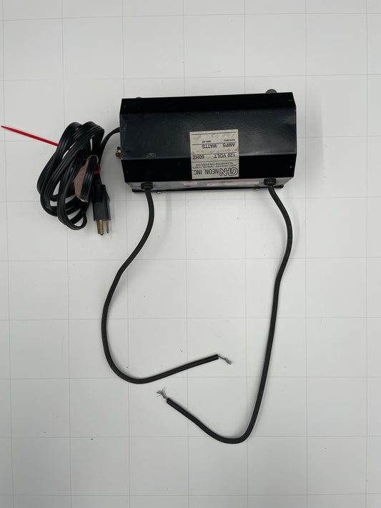 Franceformer Vintage Core & Coil with Anheuser Housing Neon Sign Replacement Transformer – 9Kv