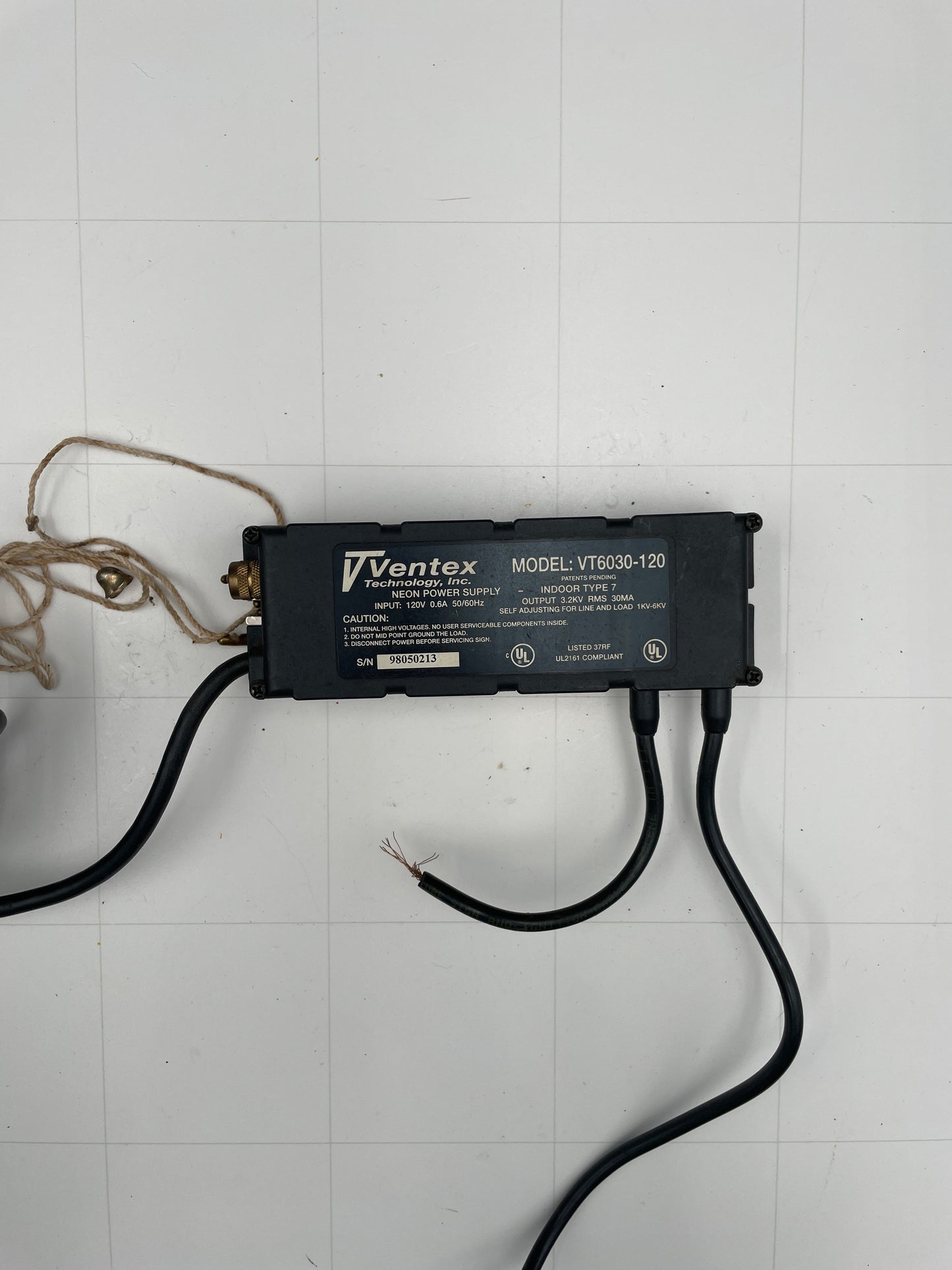 Ventex Electronic Neon Sign Replacement Transformer – 3.2Kv