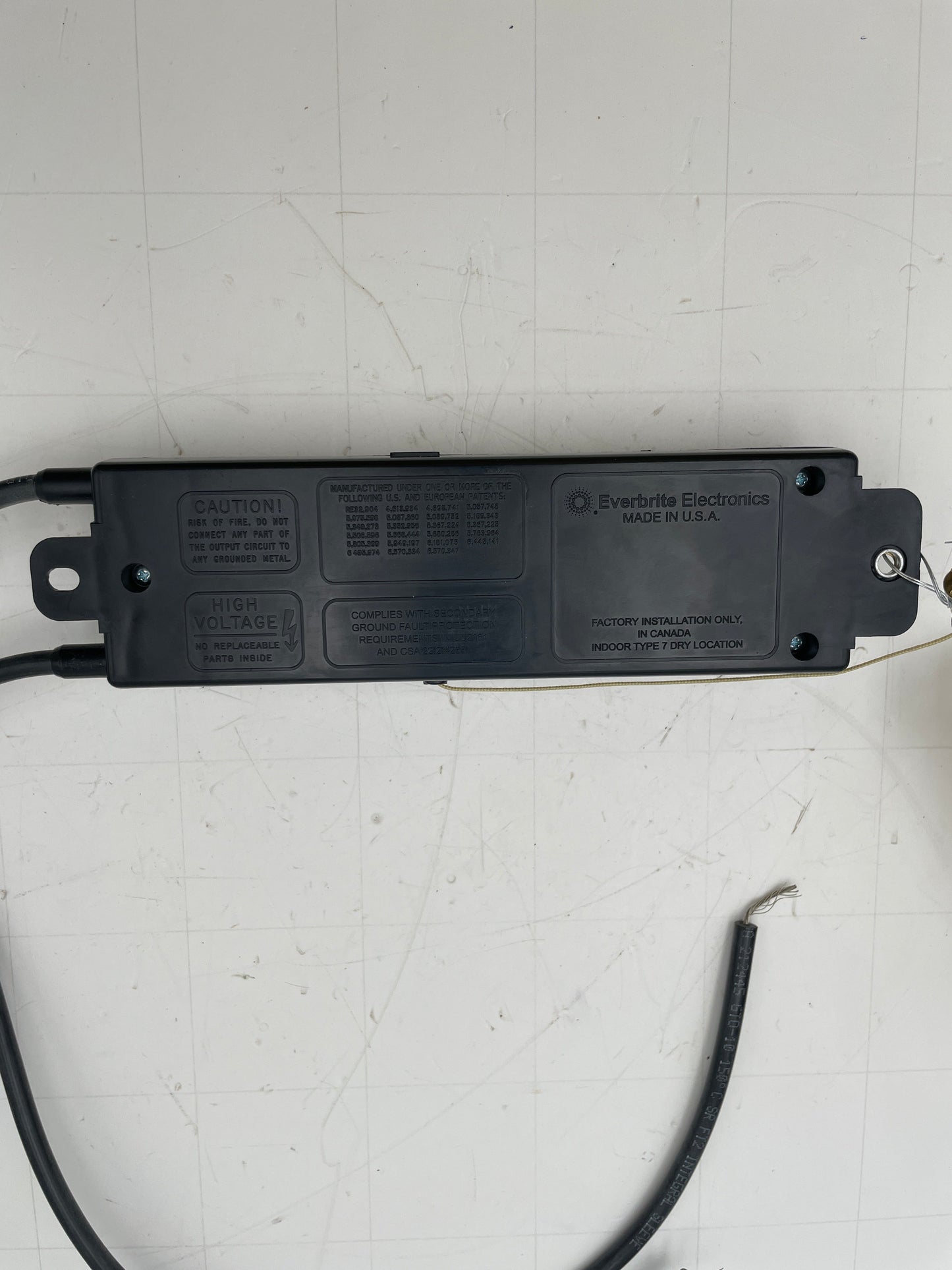 Evertron 226H Electronic Neon Sign Replacement Transformer – 3.8Kv