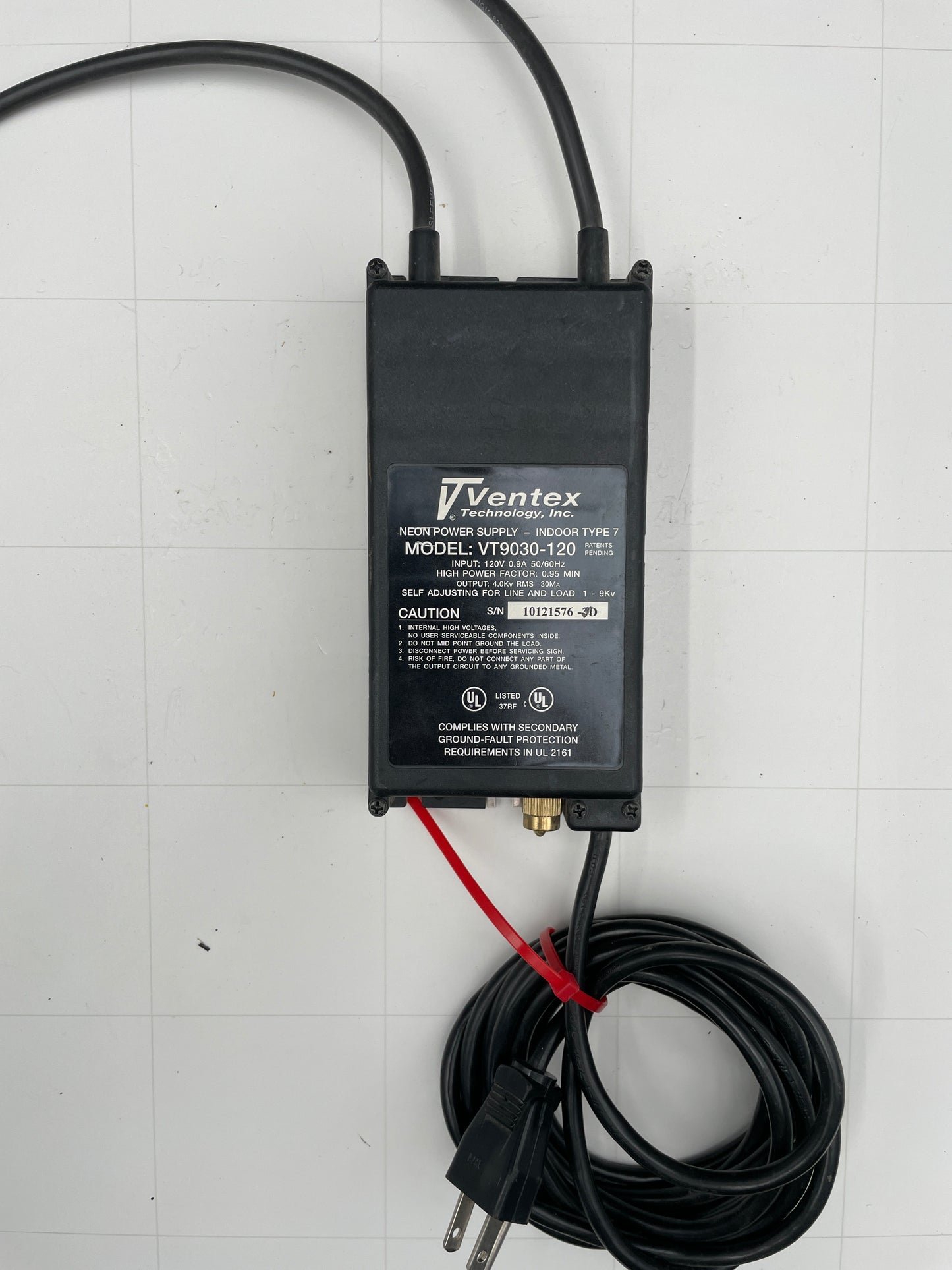 Ventex Electronic Neon Sign Replacement Transformer – 4Kv
