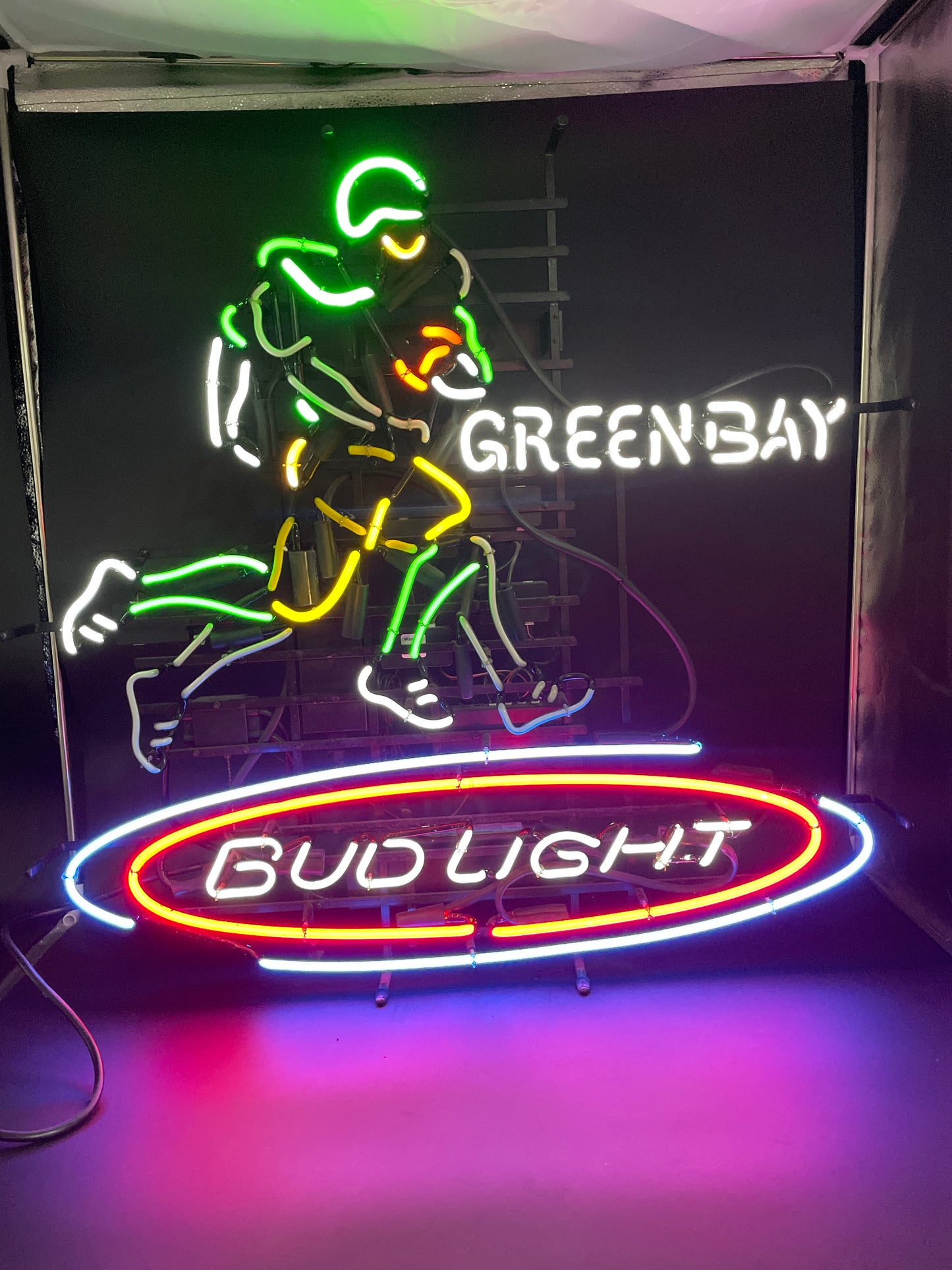 Bud Light Single Stroke Slanted Word unit Replacement Tube - Neon Sign Part