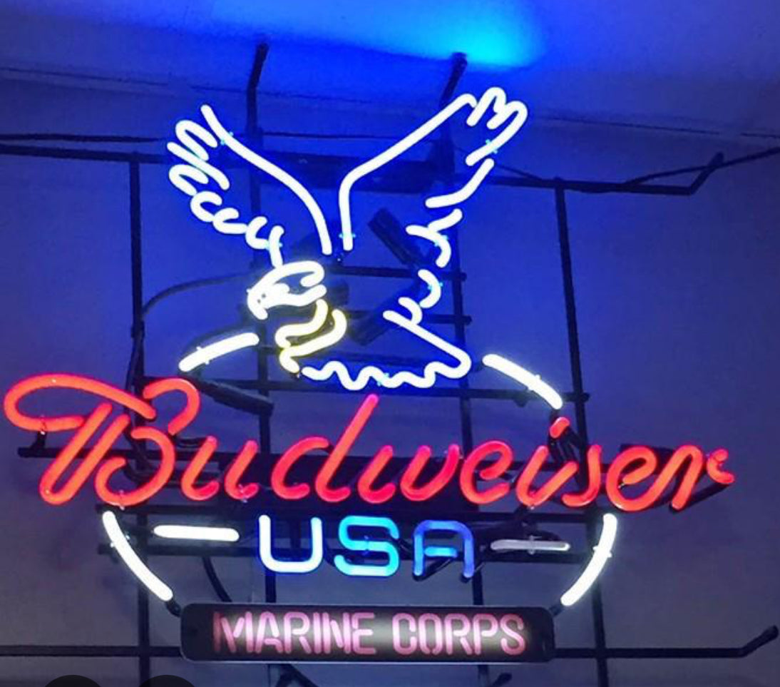 Wings Unit of Bald Eagle for Budweiser USA Armed Forces Replacement Tube - Neon Sign Part
