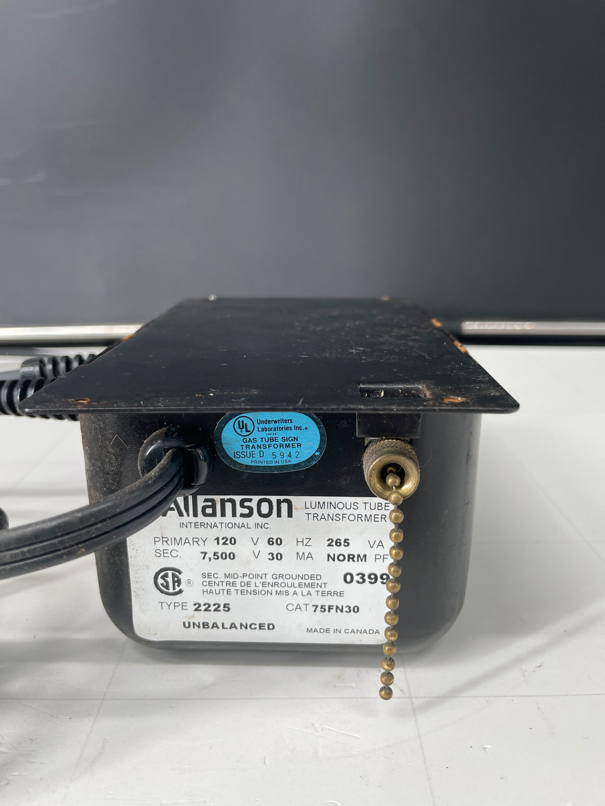 Actown Vintage Core & Coil Neon Sign Replacement Transformer – 7Kv