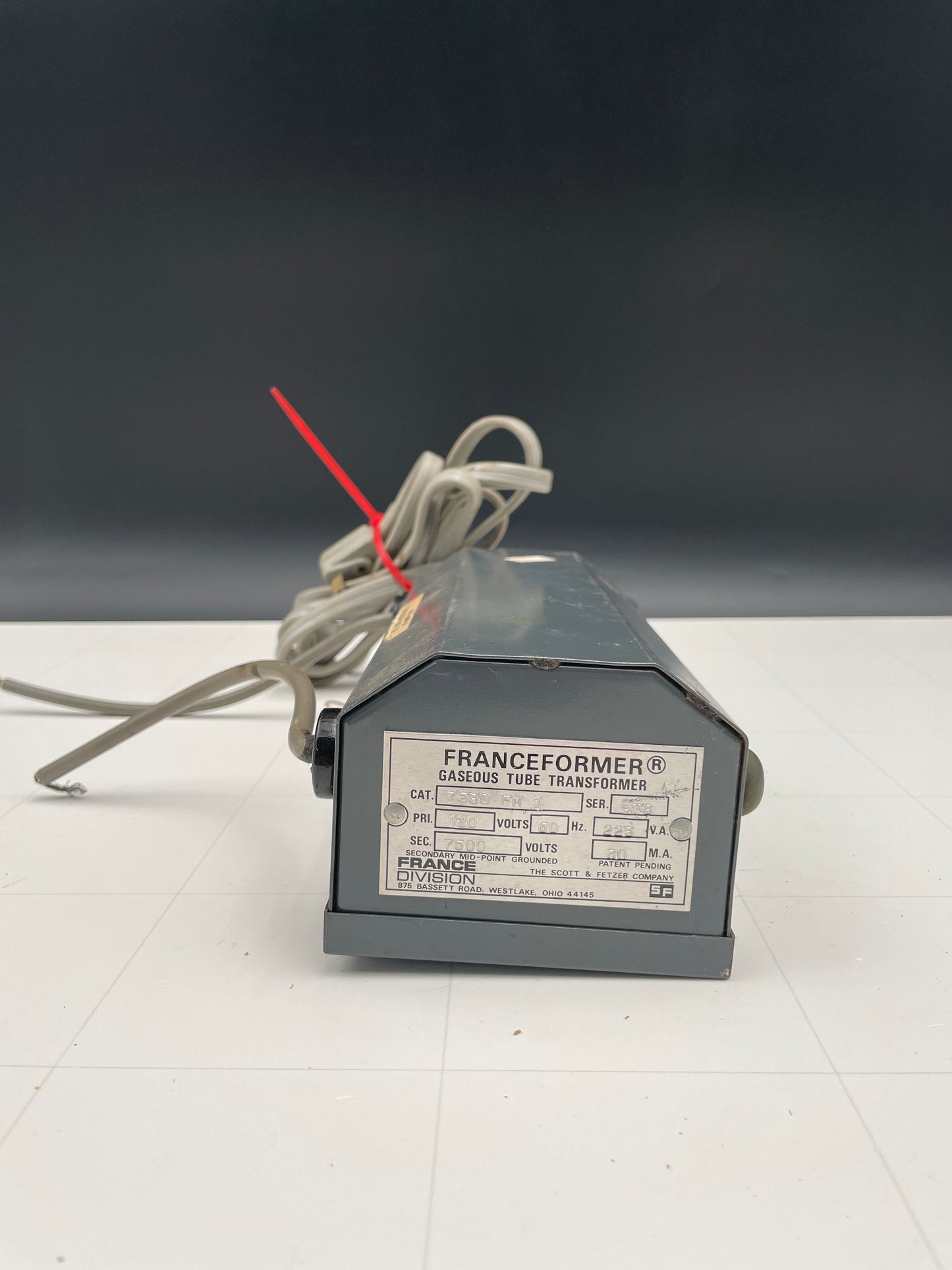 Franceformer Vintage Core & Coil Neon Sign Replacement Transformer – 7.5Kv