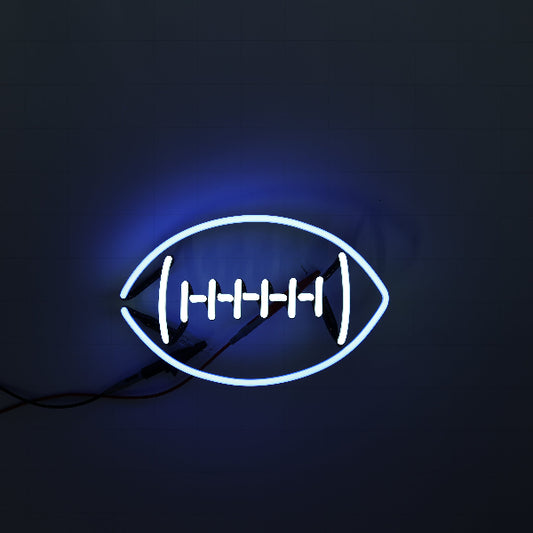 Football unit with Laces Replacement Tube - Neon Sign Part