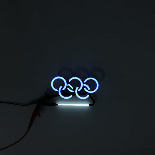 Olympic Rings with back light for USA Busch Light Replacement Tube - Neon Sign Part