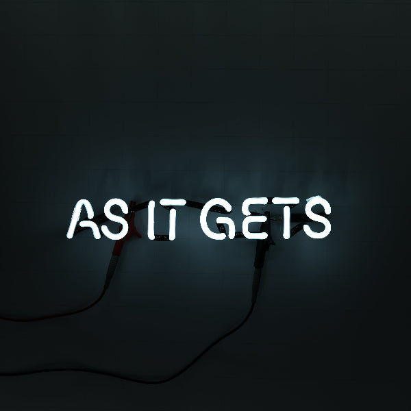 AS IT GETS Single Stroke Word unit for As Real As It Gets Bud Light Replacement Tube - Neon Sign Part