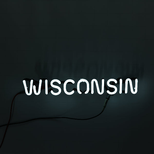 WISCONSIN Single Stroke Word unit Replacement Tube - Neon Sign Part