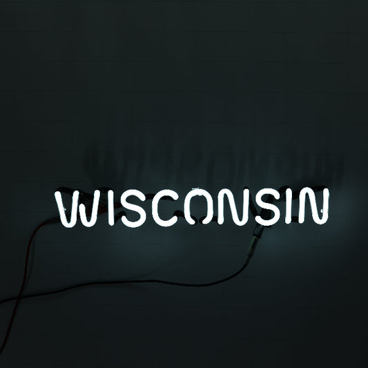 WISCONSIN Single Stroke Word unit Replacement Tube - Neon Sign Part