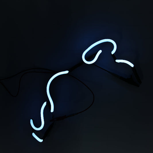 Goggles & Cape Border unit for Bud Man Replacement Tube - Neon Sign Part