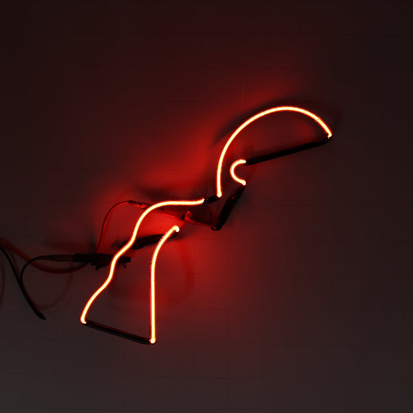 Head / Helmet, Ear, & Left Arm for Bud Man Replacement Tube - Neon Sign Part